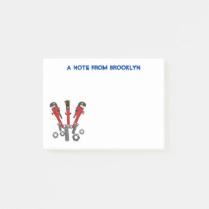 Post-it® Drôle outil monstre de clé humour dessin animé