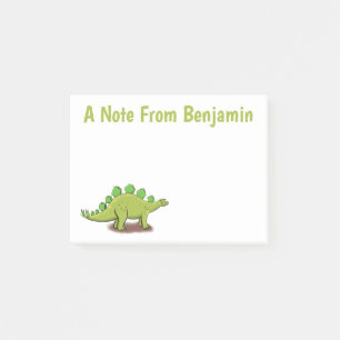 Post-it® Drôle stegosaurus dinosaure dessin animé