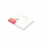 Du bureau de l'aquarelle rouge Apple de professeur