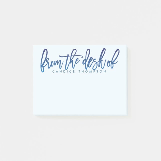 Post-it® Du Bureau De Personnalisé (Devant)