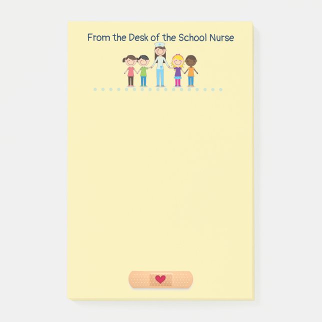 Post-it® Du bureau des notes de post-it d'infirmière (Devant)