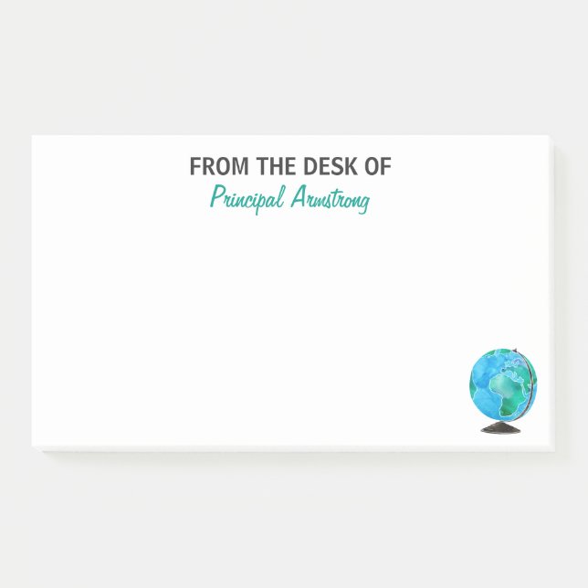 Post-it® Du bureau du chef d'établissement personnalisez (Devant)