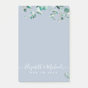 Post-it® Dusty Blue Eucalyptus Green Planning MARIAGE
