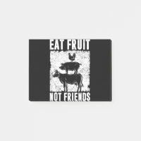 Eat Fruit Not Friends Veganer Statement Vegetarier