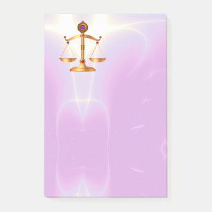 Post-it® ÉCHELLES D'OR JURIDIQUE, Rose Ultra Violet