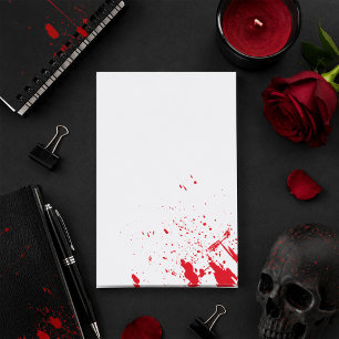 Post-it® Éclaboussure de sang rouge