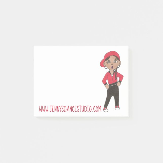 Post-it® École de danse personnalisée Studio Hip hop Classe (Devant)