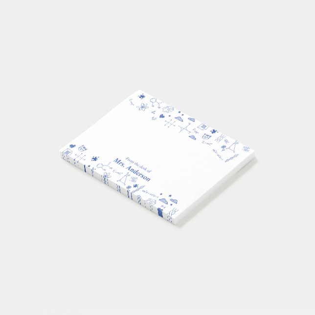 Post-it® École de mathématiques et de sciences de l'enseign (Incliné)