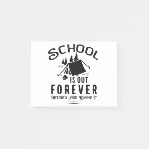 Post-it® École de retraite des enseignants est dehors pour 