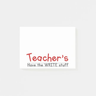 Post-it® Écrire des trucs de l'enseignant après-C'est