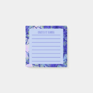 Post-it® Écrivez-le   Bleu Abstrait