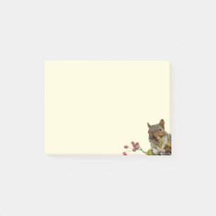Post-it® Écureuil sauvage mignon sur ivoire