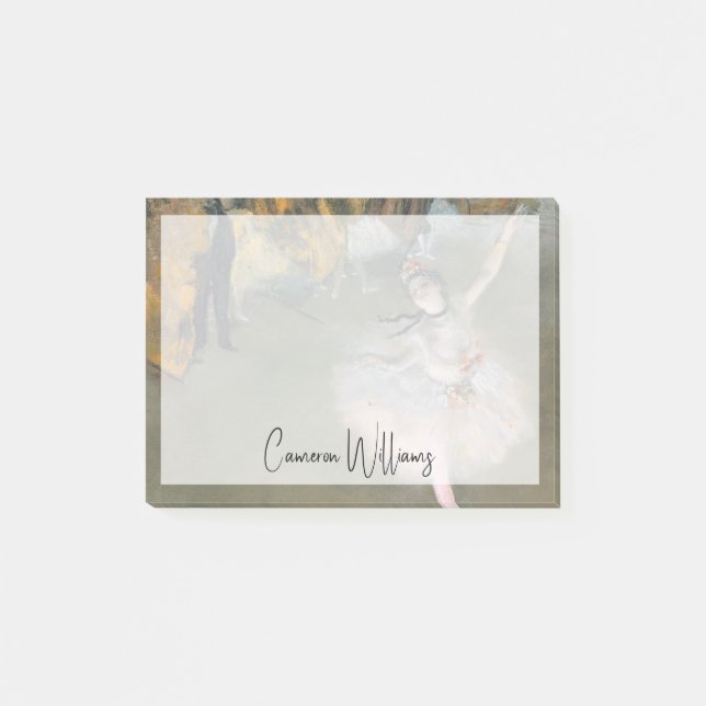 Post-it® Edgar Degas | L'étoile ou la danseuse sur scène (Devant)