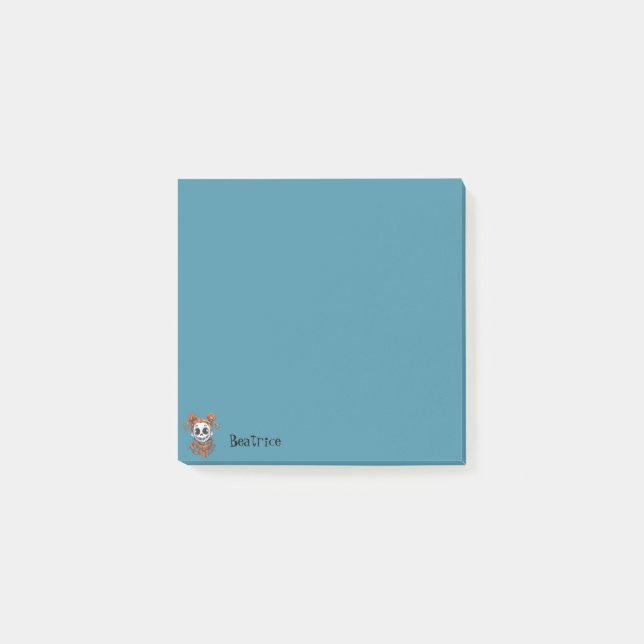 Post-it® Éffrayante fille bleue (Devant)