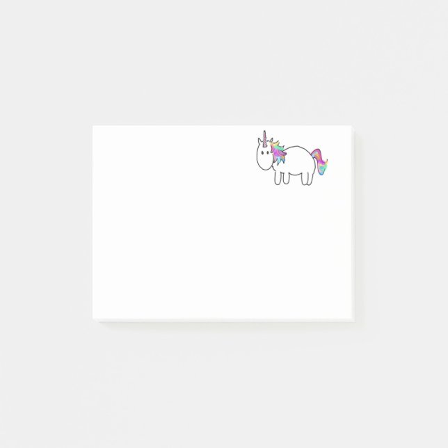 Post-it Einhorn - for magical notes (Front)