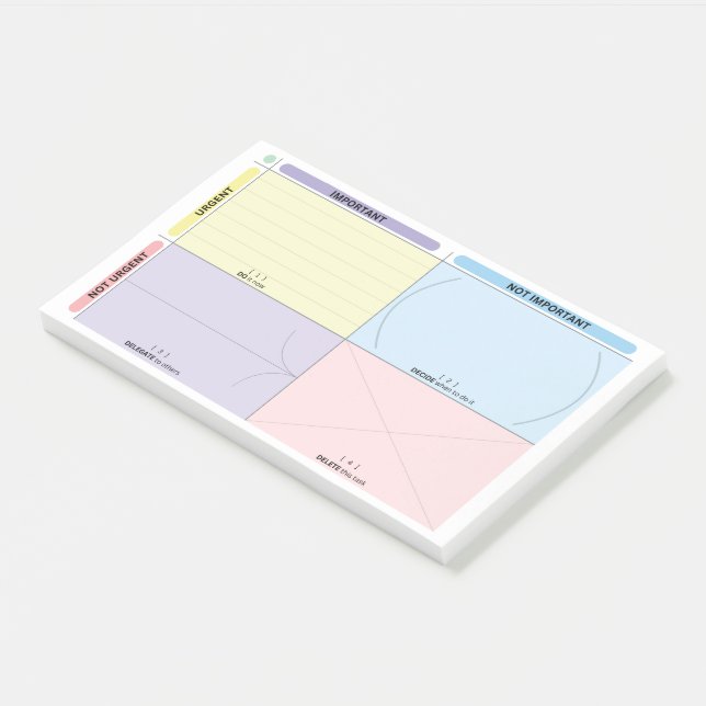 Post-it® Eisenhower Matrix Post It (Incliné)