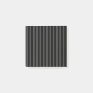 Post-it® Elagnat Black & Smoky Black Vertical Stripes
