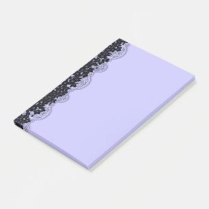 Post-it® Élégance gothique Fleurs de cerisier bleu noir