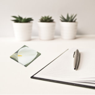 Post-it® Elégant blanc Calla Lily Floral