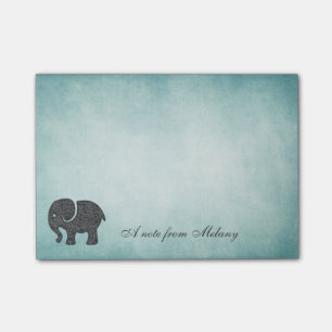 Post-it® Elégant chic dame éléphant vintage