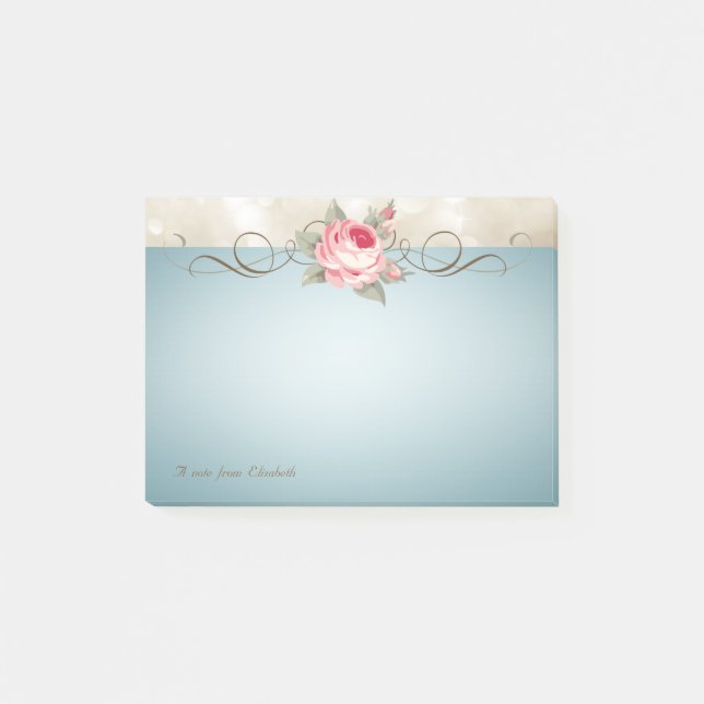 Post-it® Élégant Cute Stylish, Romantique.Rose (Devant)