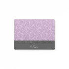 Élégant doux chic dentelle damask monogramme