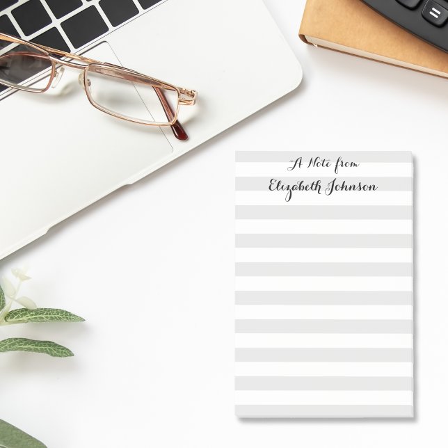 Post-it® Élégant jardin d'enfants moderne Enseignants de l' (Elegant Modern Kindergarten School Teachers Name Post-it Notes)