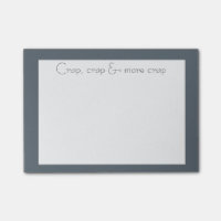 Elégant look Crap, Crap & More Crap Fun Cote