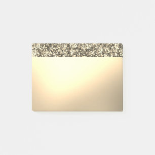 Post-it® Élégant Luxe Paillettes Or Brillantes