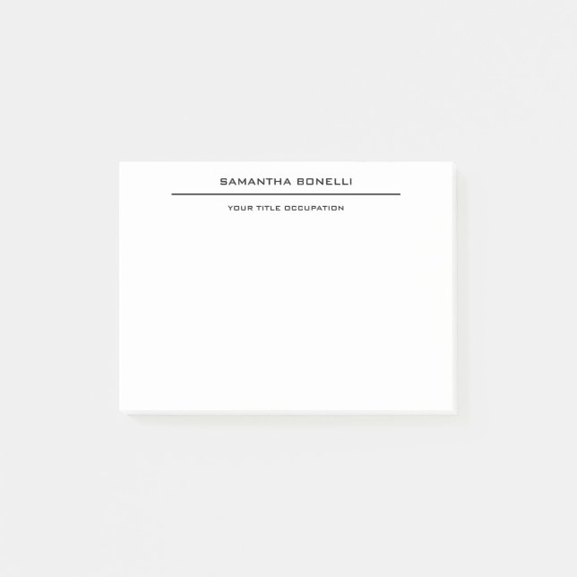 Post-it® Élégant minimaliste attrayant (Devant)