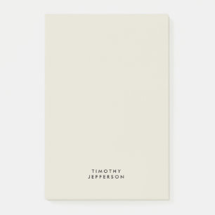Post-it® Élégant minimaliste moderne Nom propre
