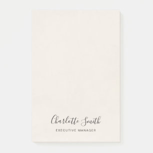 Post-it® Élégant minimaliste professionnel classique
