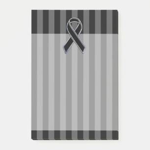 Post-it® Élégant Noir Sensibilisation au Ruban Bande Vertic