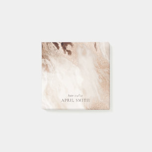 Post-it® Elégant Or Parties scintillant Agate Marbre Textur