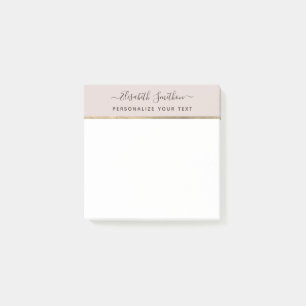 Post-it® Élégant Papier à lettres personnel simple et minim