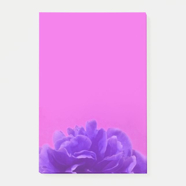Post-it® Elegant Purple Raspberry Floral (Devant)