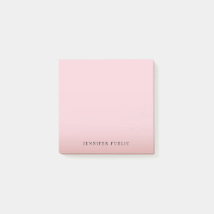 Post-it® Élégant Rose Gold Modèle Arrière - plan moderne