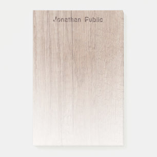 Post-it® Élégant texte en relief Brown Modèle d'apparence e