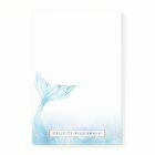 Elégante aquarelle de sirène océanique et accent o