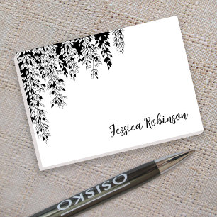 Post-it® Élégante branche d'arbre de bouleau pleureur noir