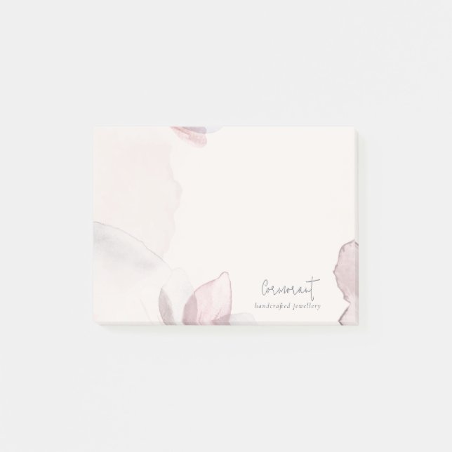 Post-it® Elégante couleur Abstraite brillante d'aquarelle f (Devant)