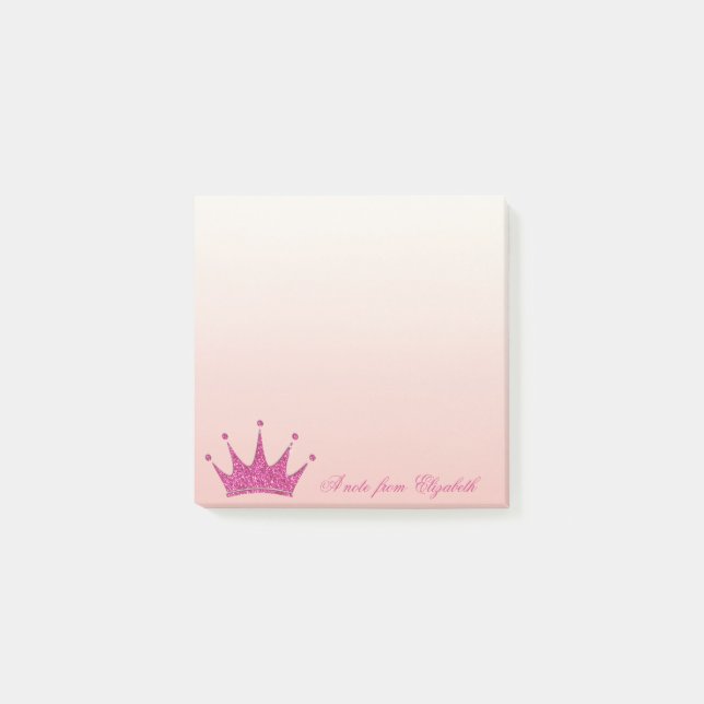 Post-it® Élégante Fille élégante, Glittery Tiara (Devant)