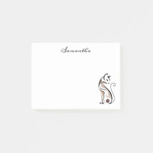 Post-it® Élégante Kitty Moderne, Maman de Chat, Personnalis