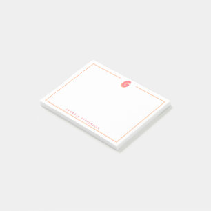 Post-it® Élégante lettre G initiale monogrammée 3D personna