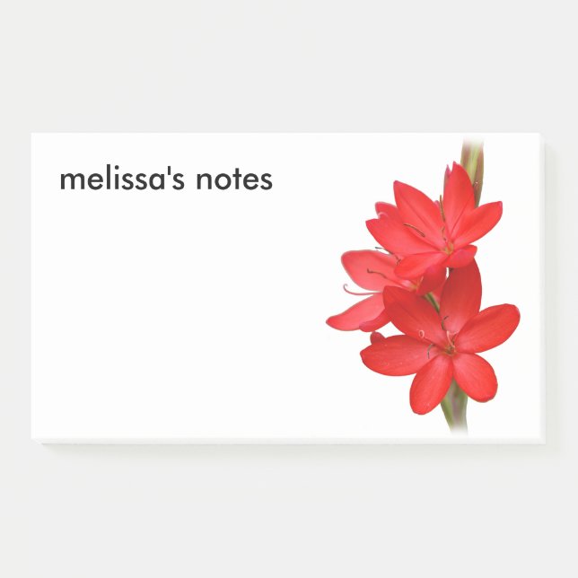 Post-it® Elégante Lily / Hesperantha Coccinea (Devant)