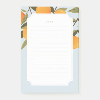 Post-it® Élégante Liste des agrumes Orange à faire