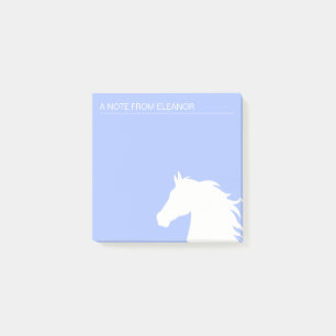 Post-it® Élégante note personnalisée de l'amant du cheval