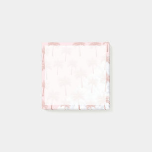 Post-it® Elégante parties scintillant rose en or et motif e