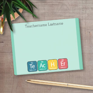 Post-it® Éléments de tableau périodique pour l'enseignant P