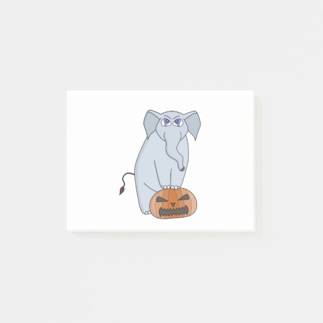 Post-it® Eléphant citrouille (Devant)
